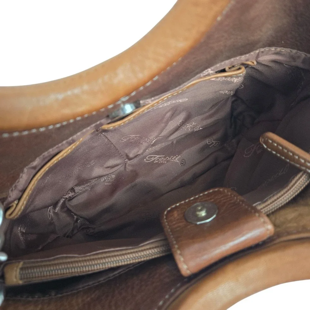 Fossil vintage brown